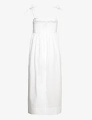 Ganni - Cotton Poplin - midi dresses - bright white - 1