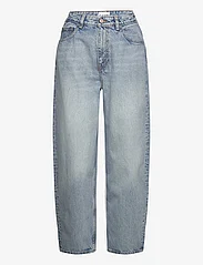 Ganni - Rigid Denim - brede jeans - light blue vintage - 0