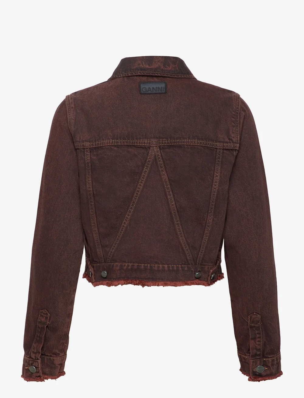 Ganni bleached denim jacket 2025