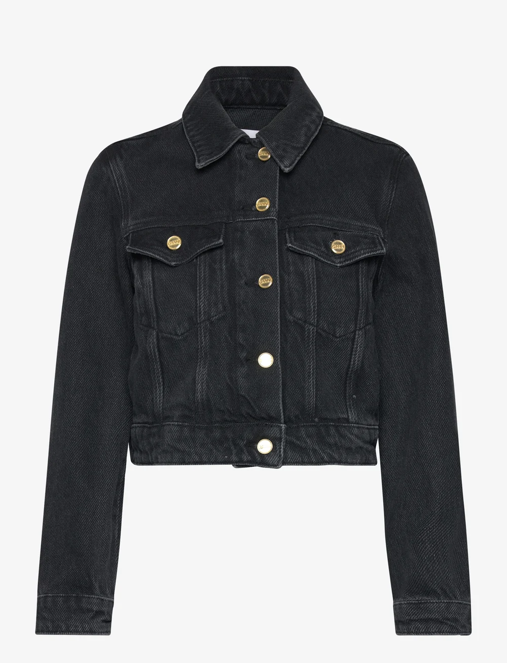 New look black 2025 cropped denim jacket
