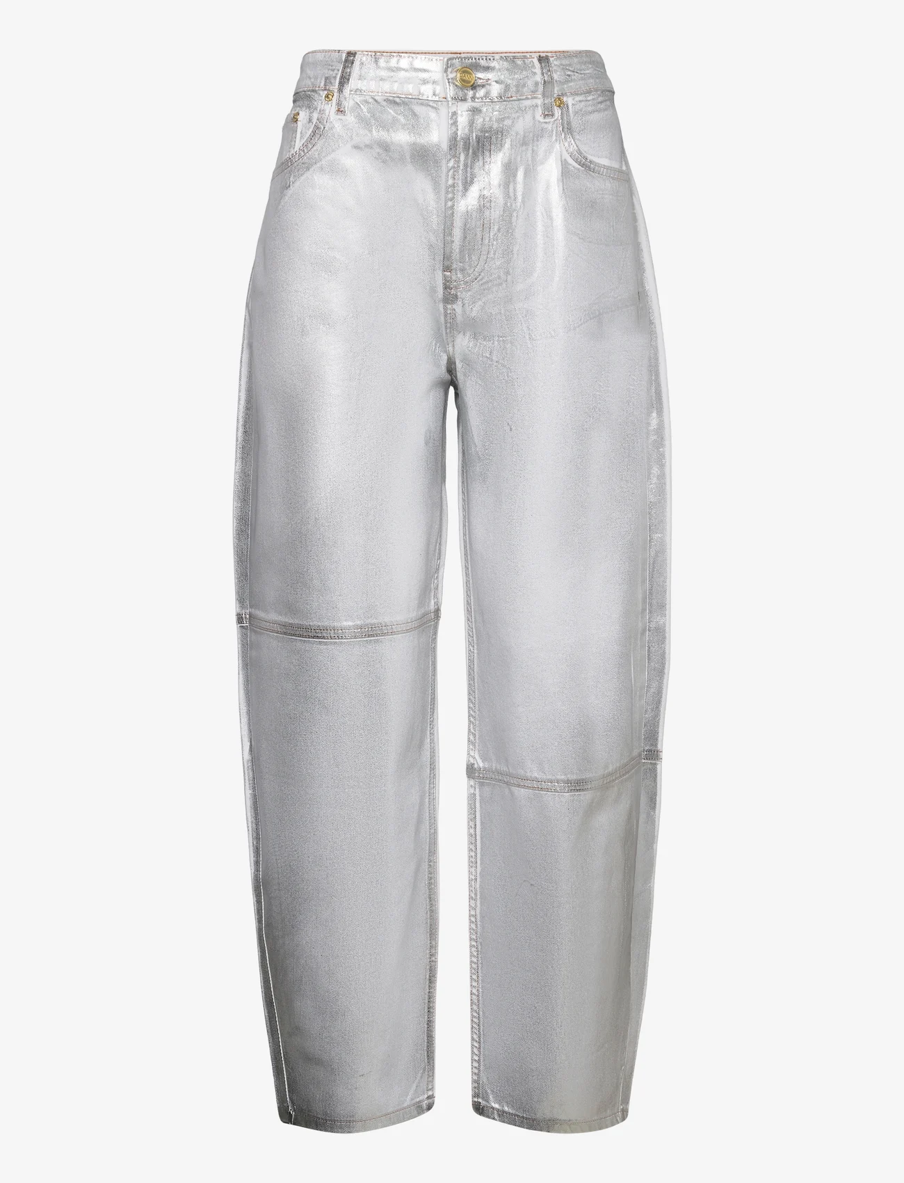 Ganni - Foil - pantalons larges - bright white - 0