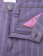 Ganni - Light Stripe Denim - vida jeans - mid blue stone - 3