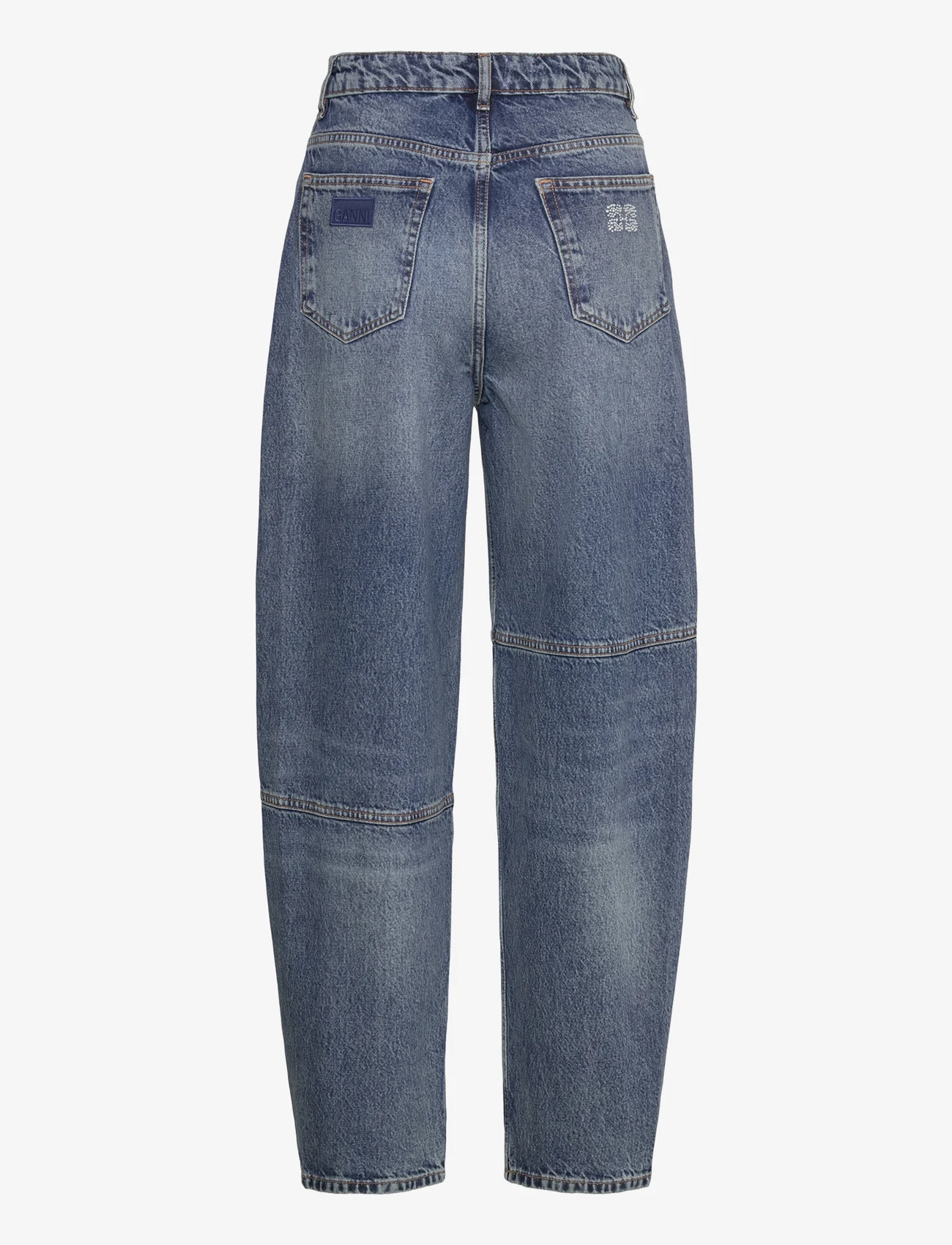 Ganni - Sparkle Denim - straight jeans - tint wash - 1