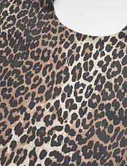 Ganni - Print Denim - jeansklänningar - leopard - 2