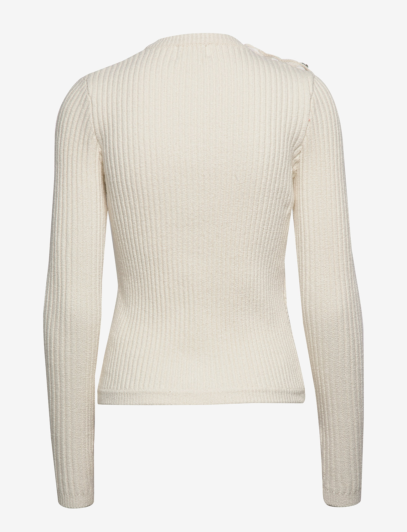 Ganni - Cotton Knit - egret - 1