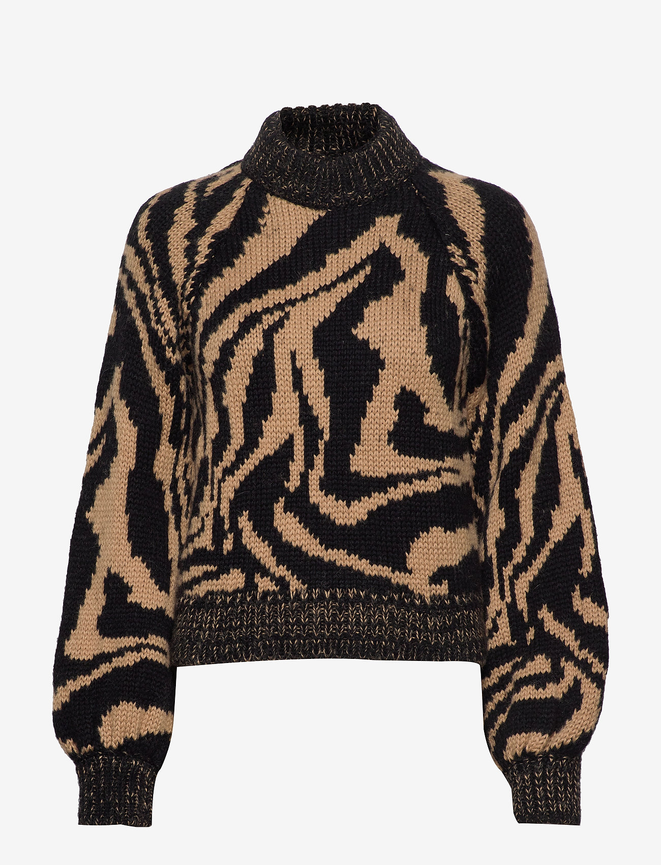 Ganni - Hand Knit Wool - black - 0