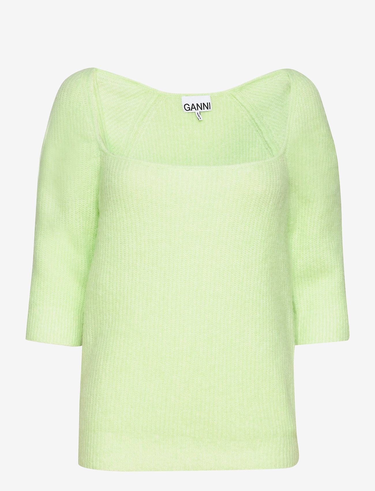 Ganni - Soft Wool Knit - patina green - 0
