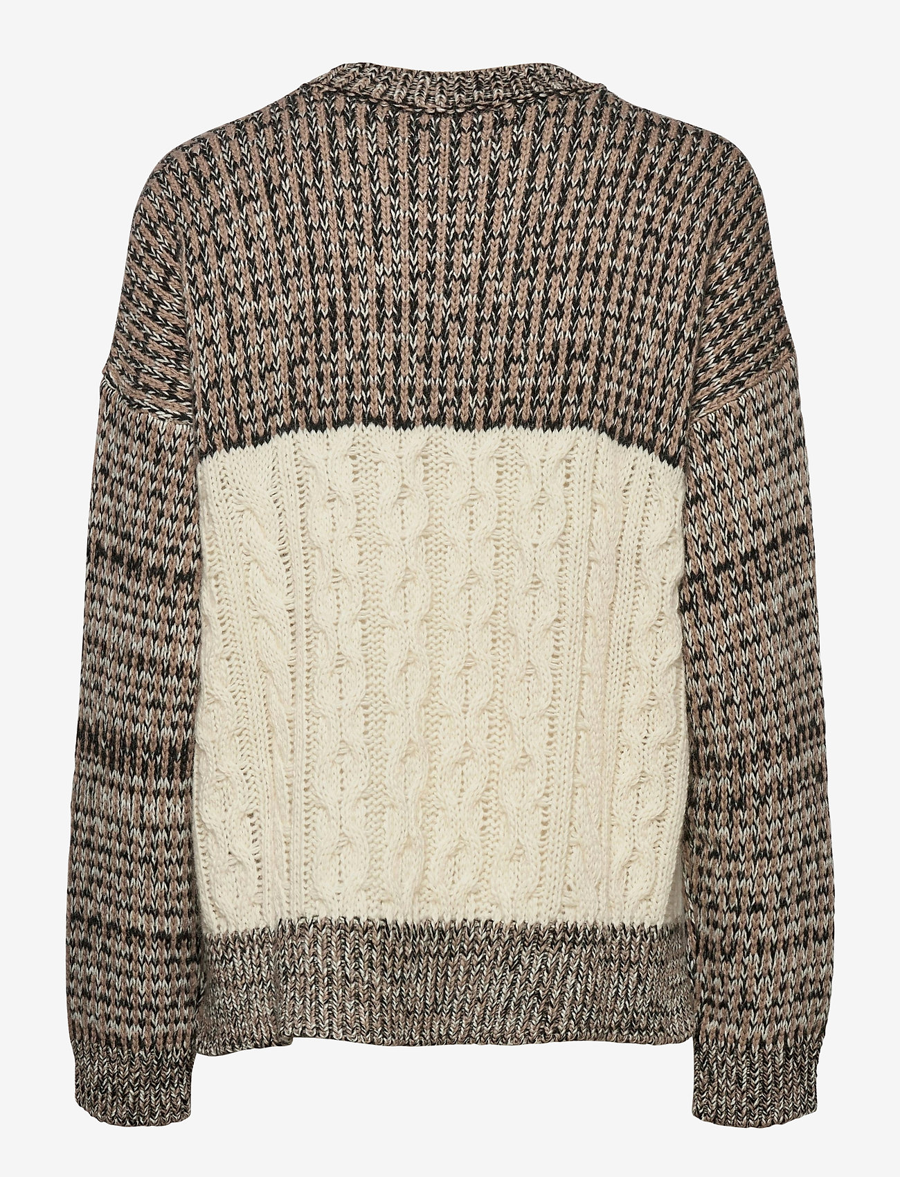 Ganni - Heavy Melange Knit - tannin - 1