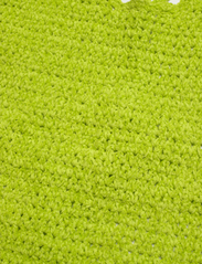 Ganni - Velvet Crochet - knitted dresses - lime punch - 2