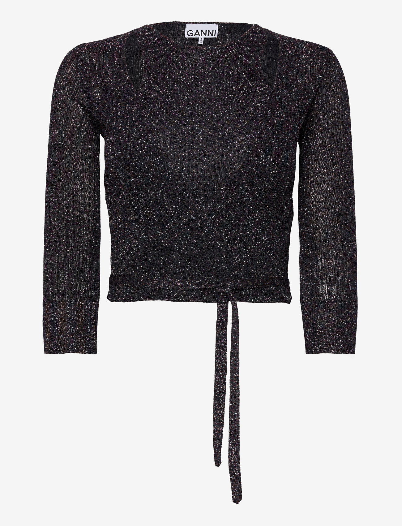 Ganni - Sparkle Rib Knit - autumn clothing - multicolour - 0