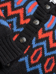 Ganni - Chunky Graphic Wool Knit - neuletakit - black - 2
