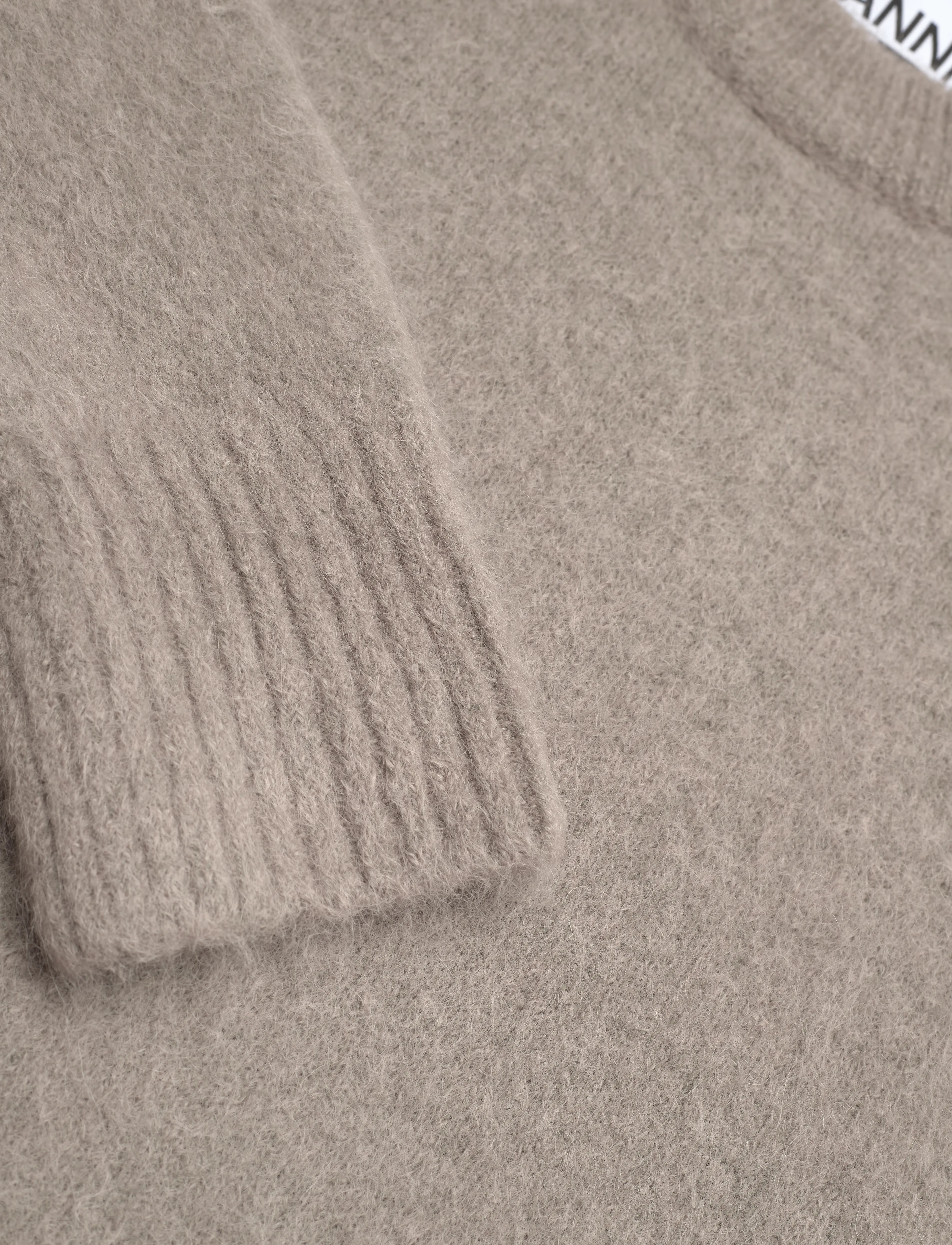 Ganni - Brushed Alpaca - fallen rock - 2