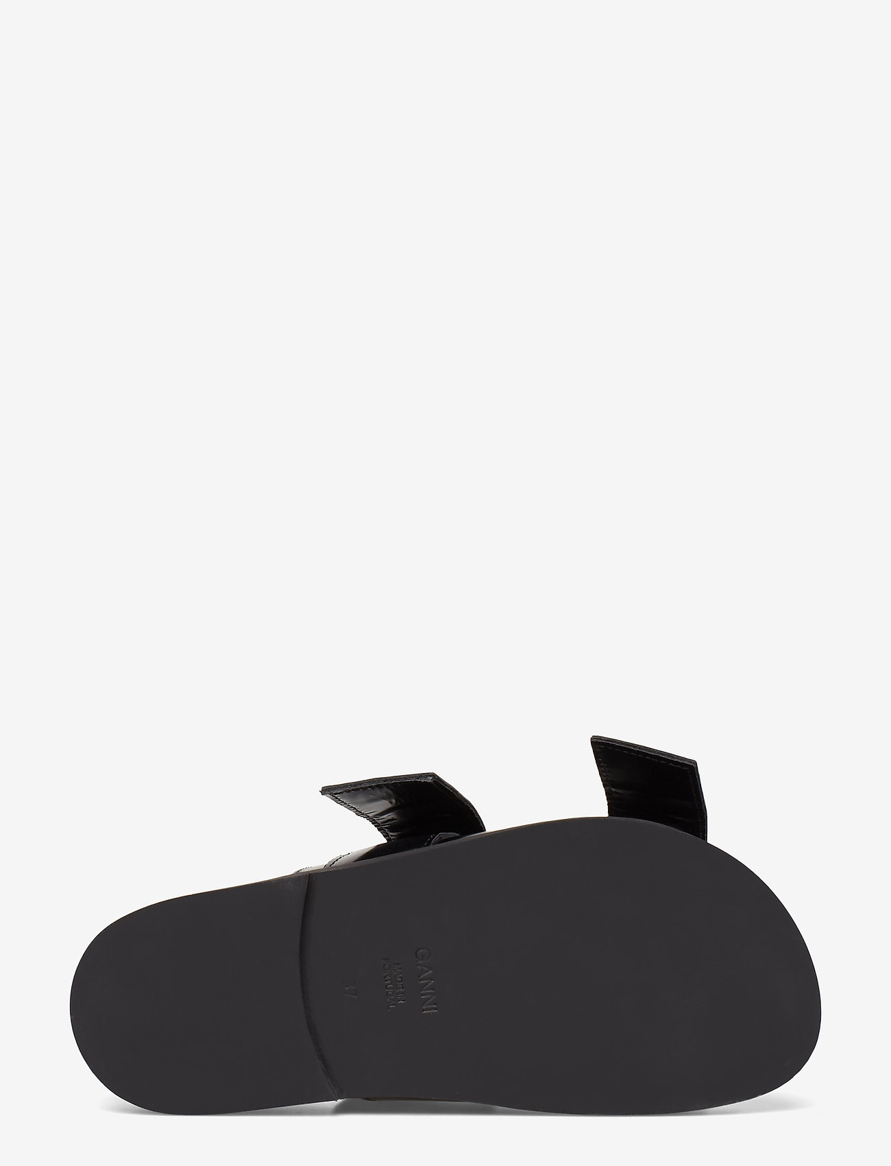 Ganni - Leather Flats - black - 4