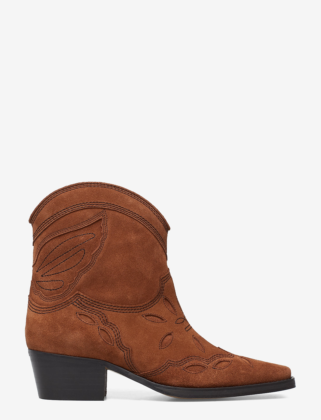 Ganni low 2025 texas ankle boots