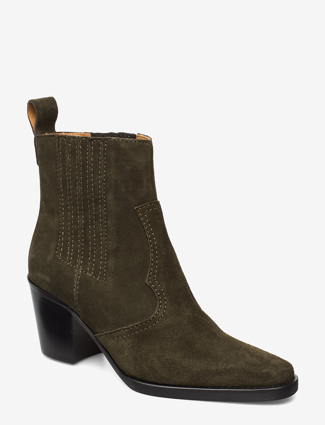 Ganni - Western Ankle Boots - kalamata - 0