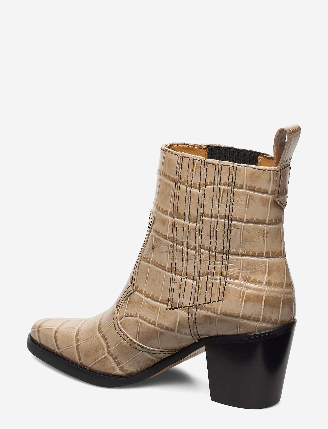 Ganni - Western Ankle Boots - tapioca - 2
