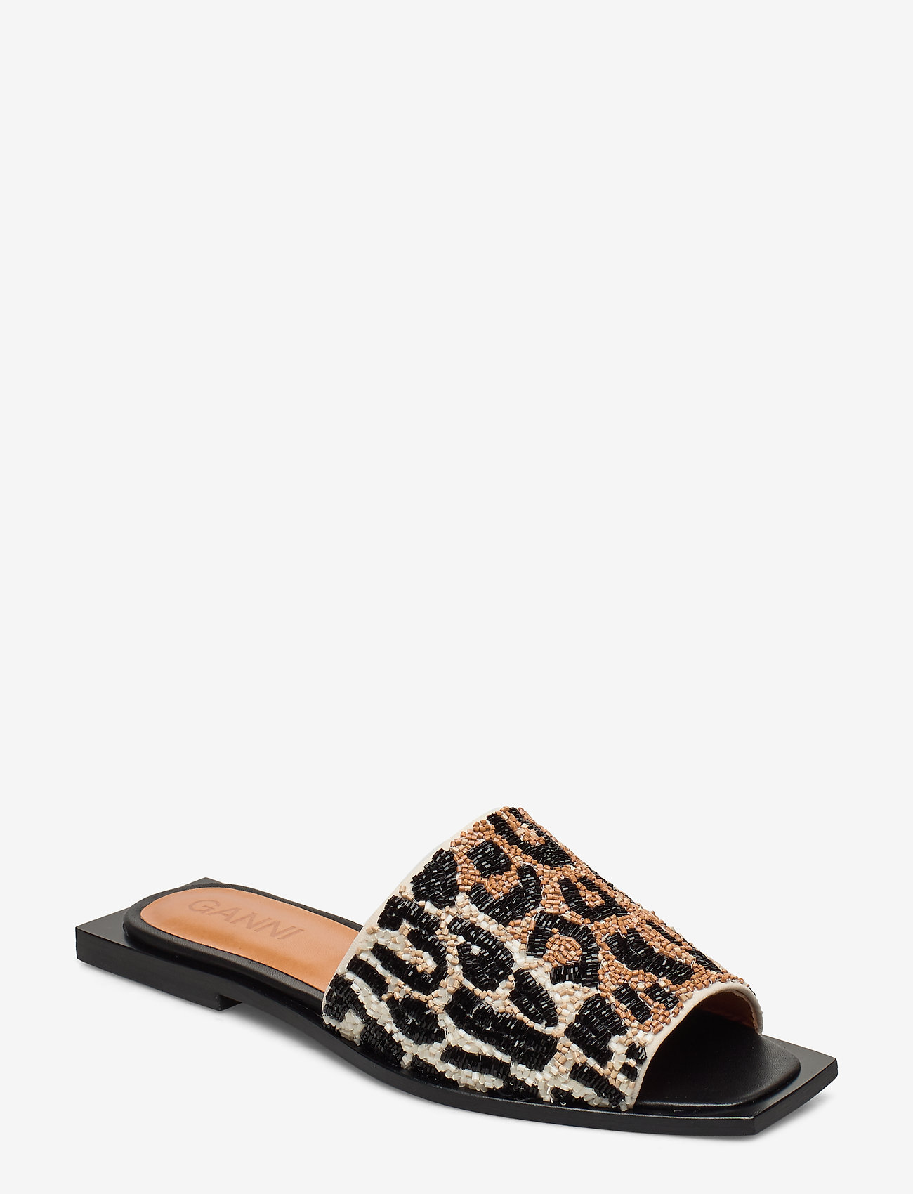 Ganni - Slipper Sandals - leopard - 0