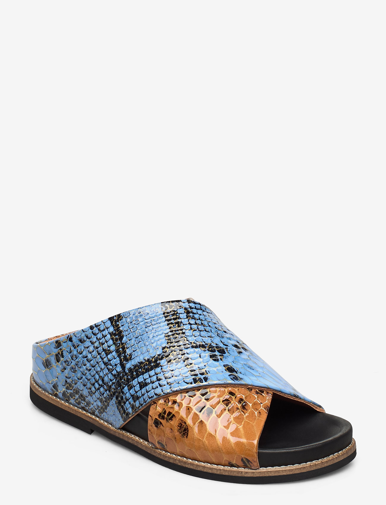 Ganni - Flat Sandals - brunnera blue - 0