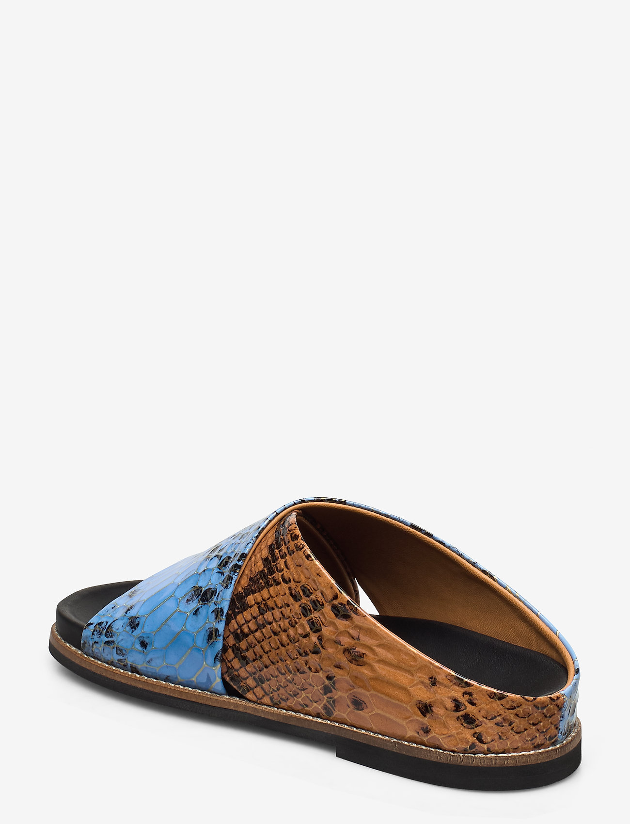 Ganni - Flat Sandals - brunnera blue - 2
