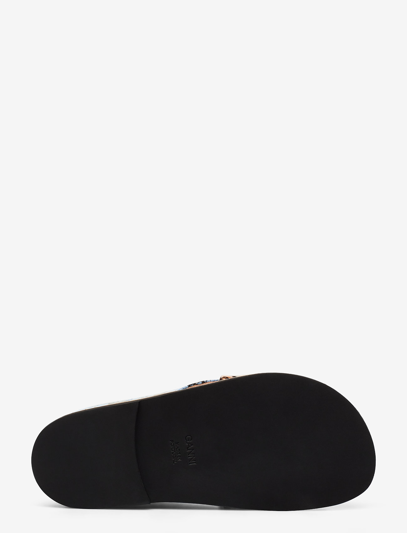 Ganni - Flat Sandals - brunnera blue - 4