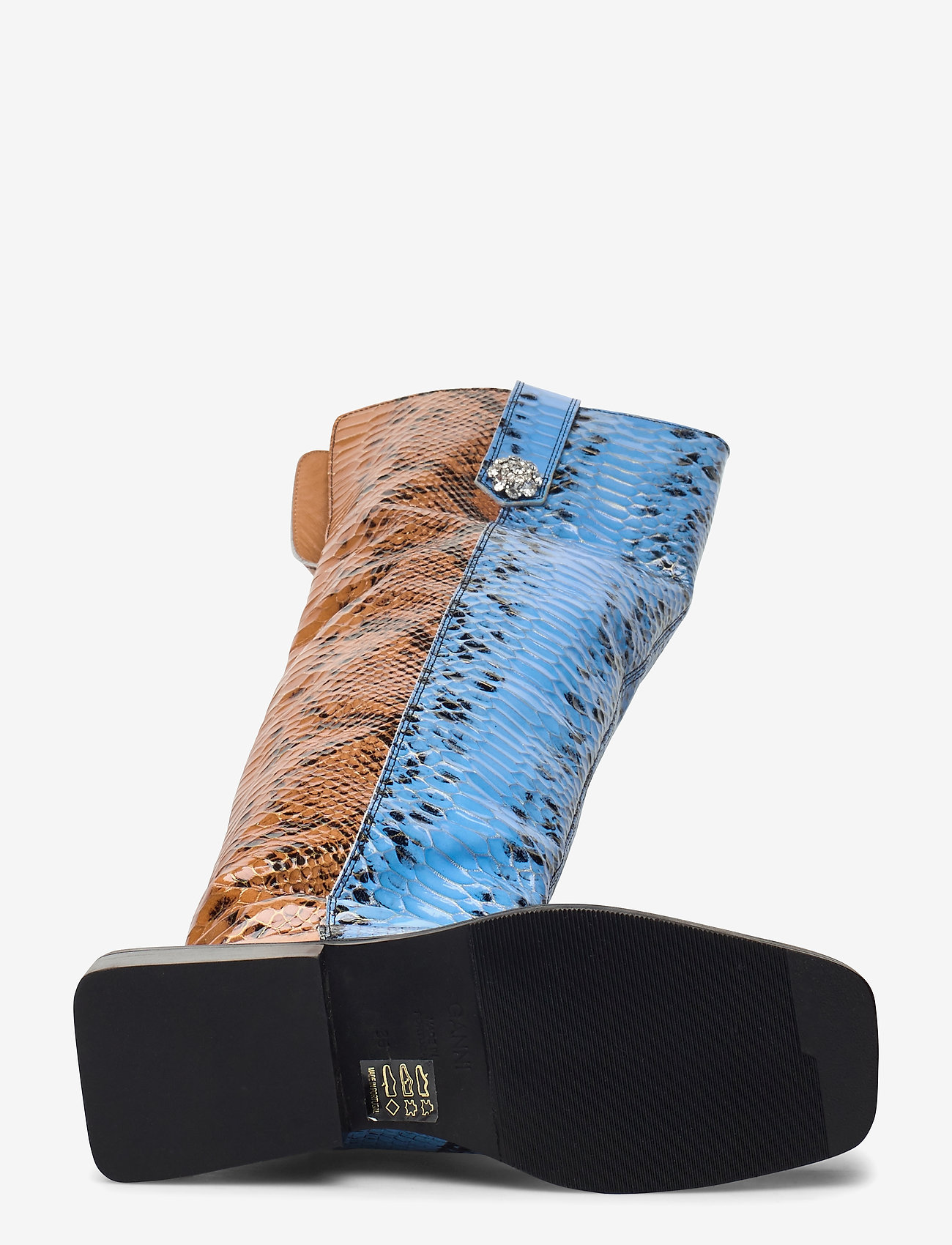 Ganni - MC Over The Knee - brunnera blue - 4