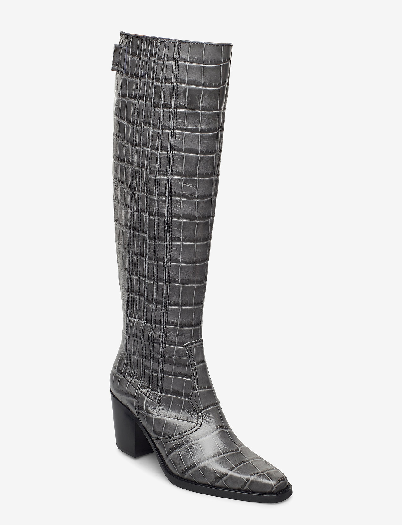 Ganni - Western Knee High - phantom - 0