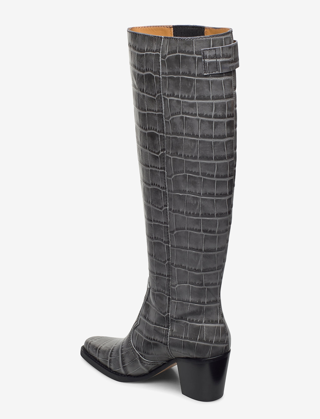 Ganni - Western Knee High - phantom - 2
