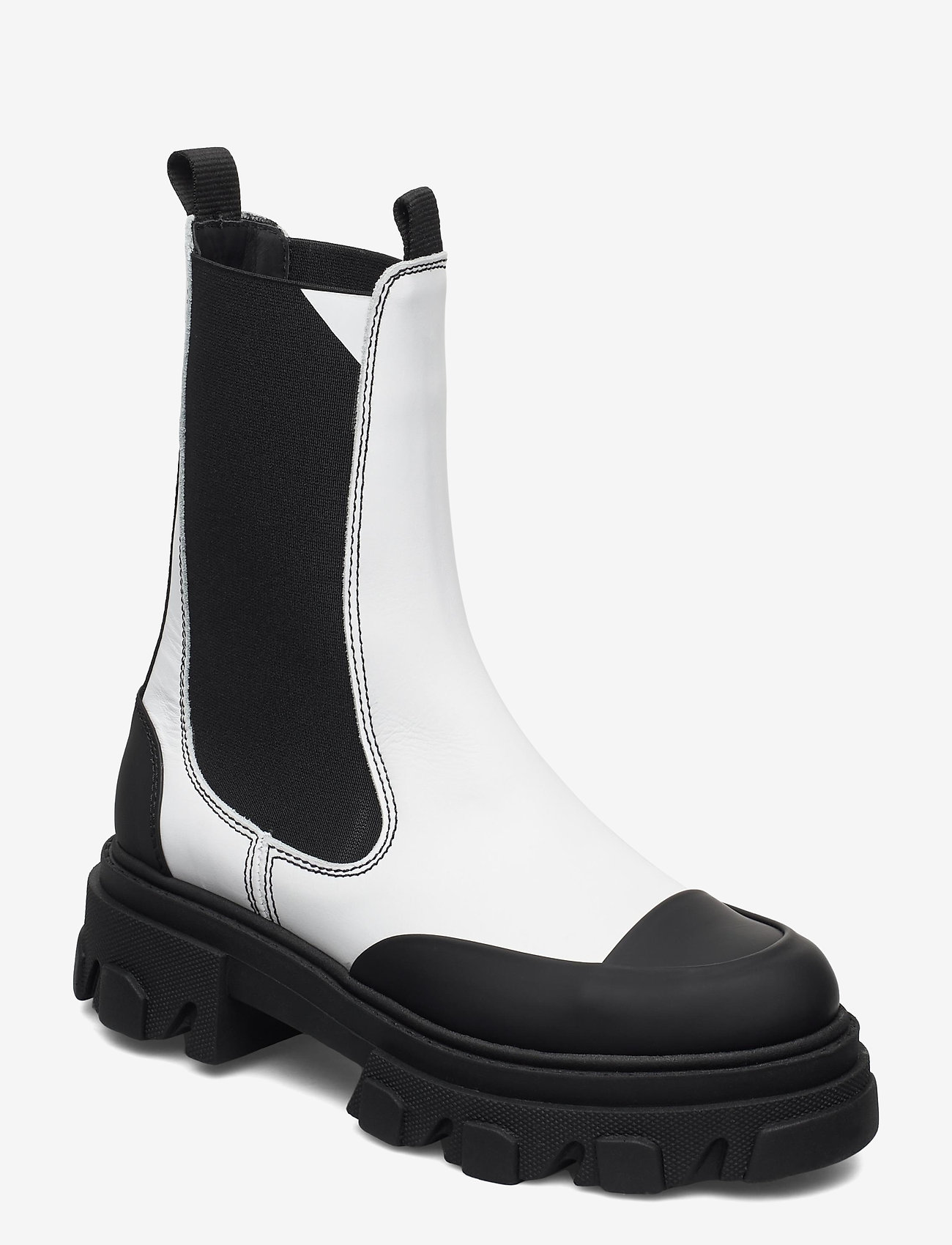 Ganni - Calf Leather - egret - 0
