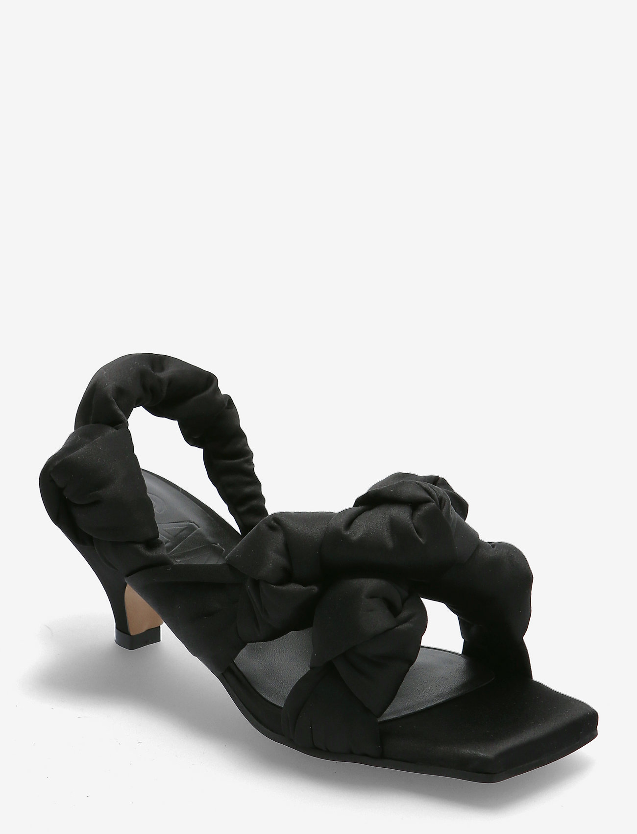 Ganni - Recycled Satin - black - 0
