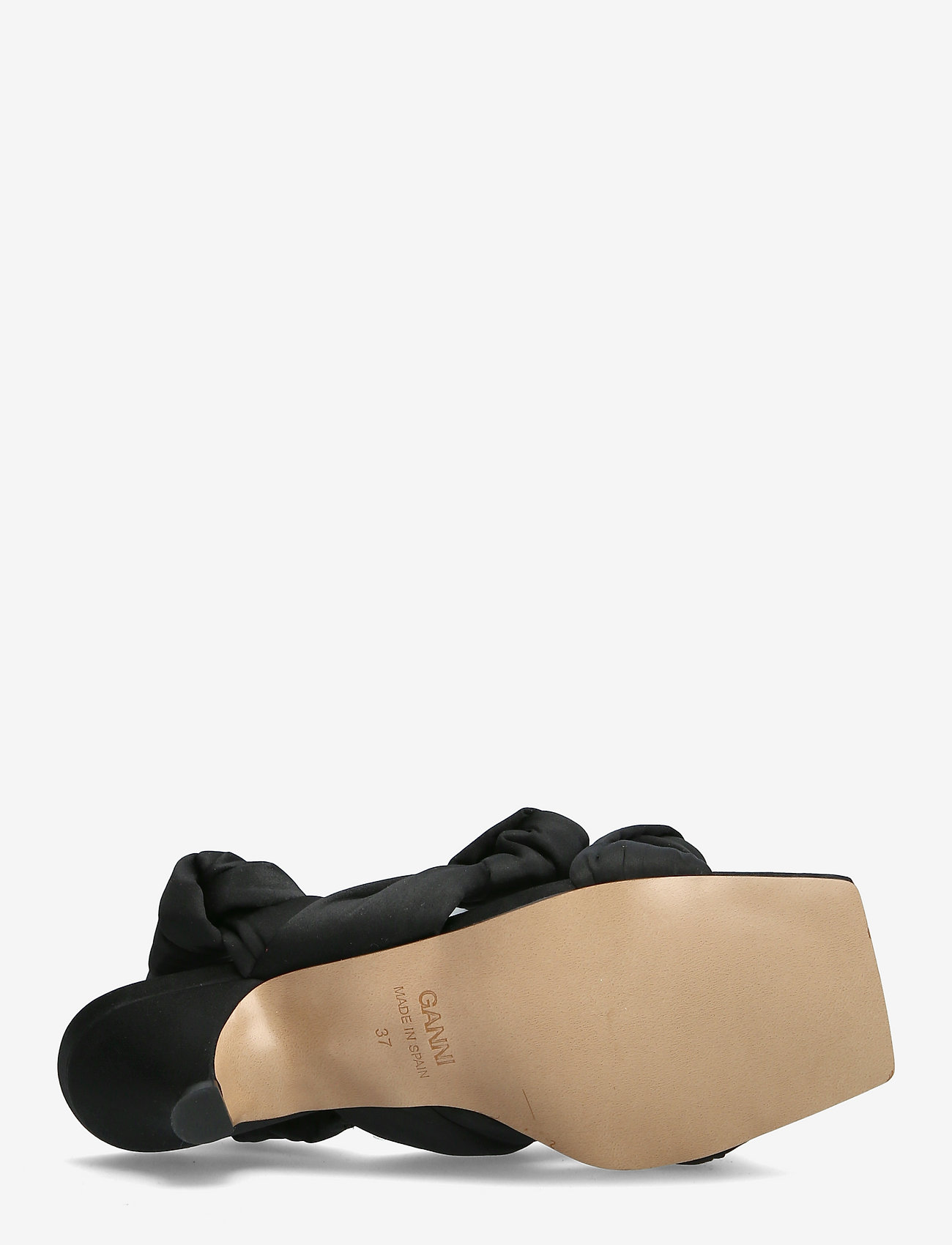 Ganni - Recycled Satin - black - 4