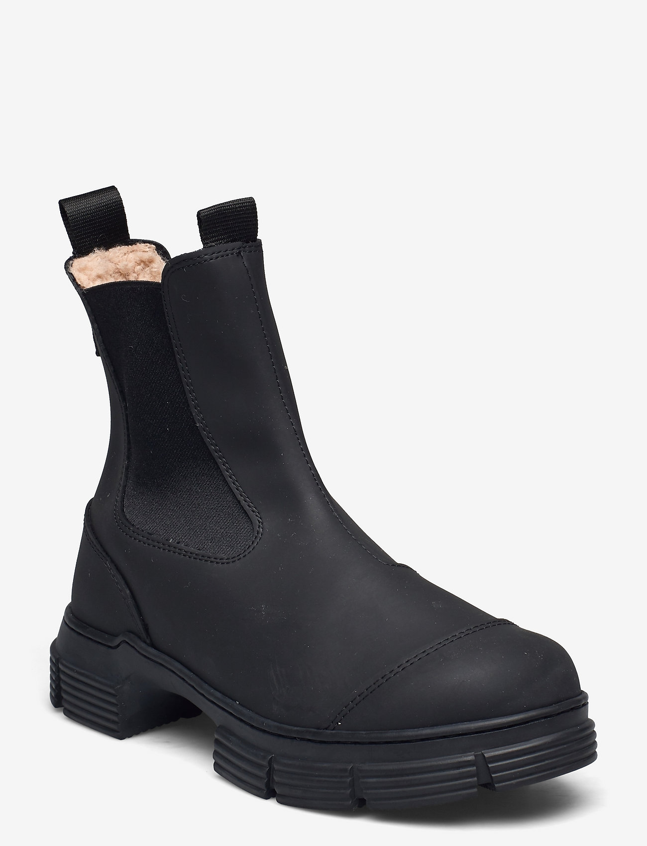 Ganni - Fur City Boot - black - 0