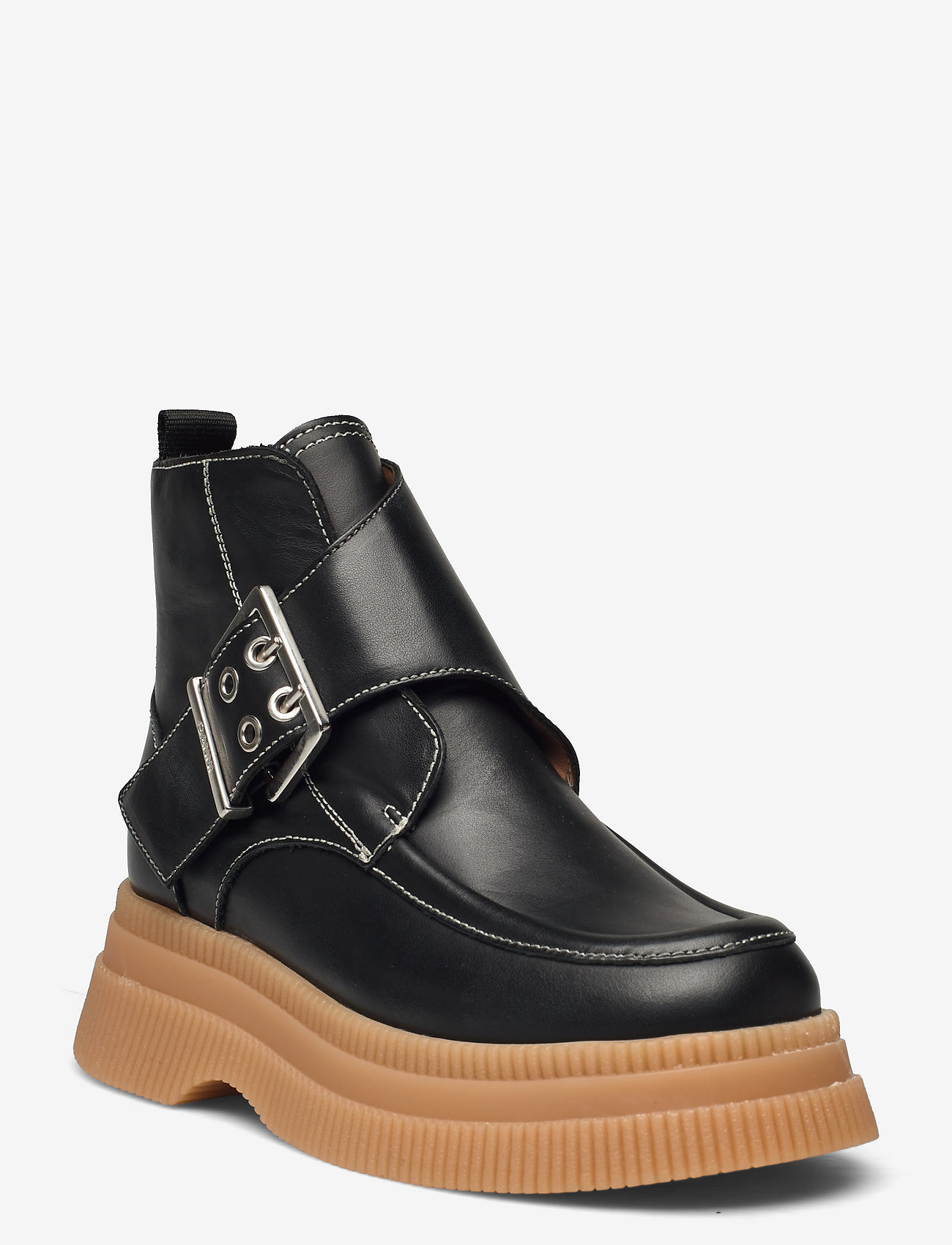 Ganni - Calf Leather - black - 0