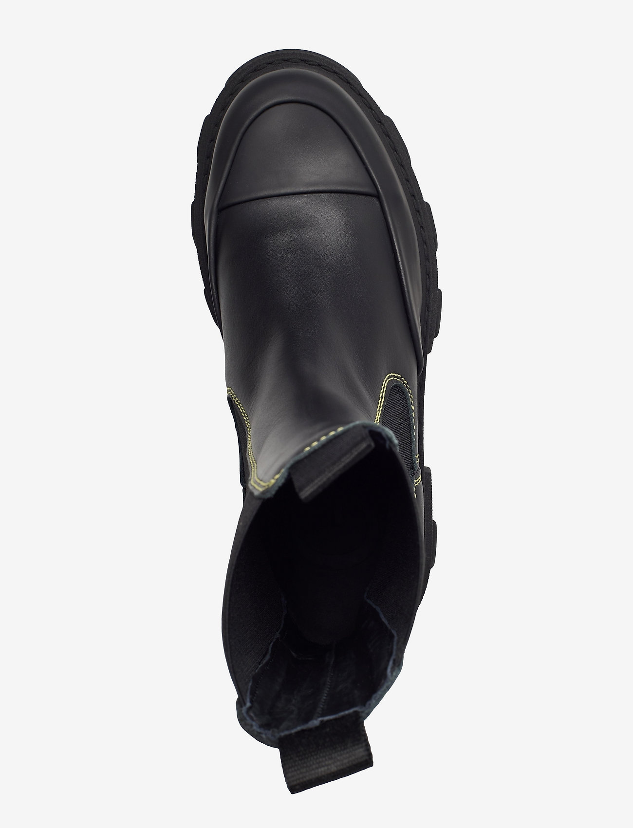 Ganni - Calf Leather - chelsea støvler - black - 3