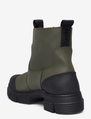 Ganni - Recycled Rubber Tubular Boot - flat ankle boots - kalamata - 2