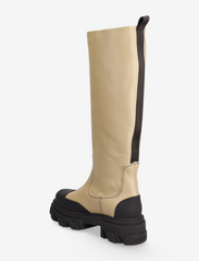 Ganni - Cleated High Tubular Boot - knee high boots - sand - 2