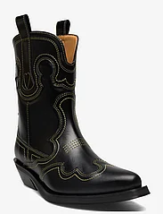 Ganni - Western - cowboystøvler - black/yellow - 0