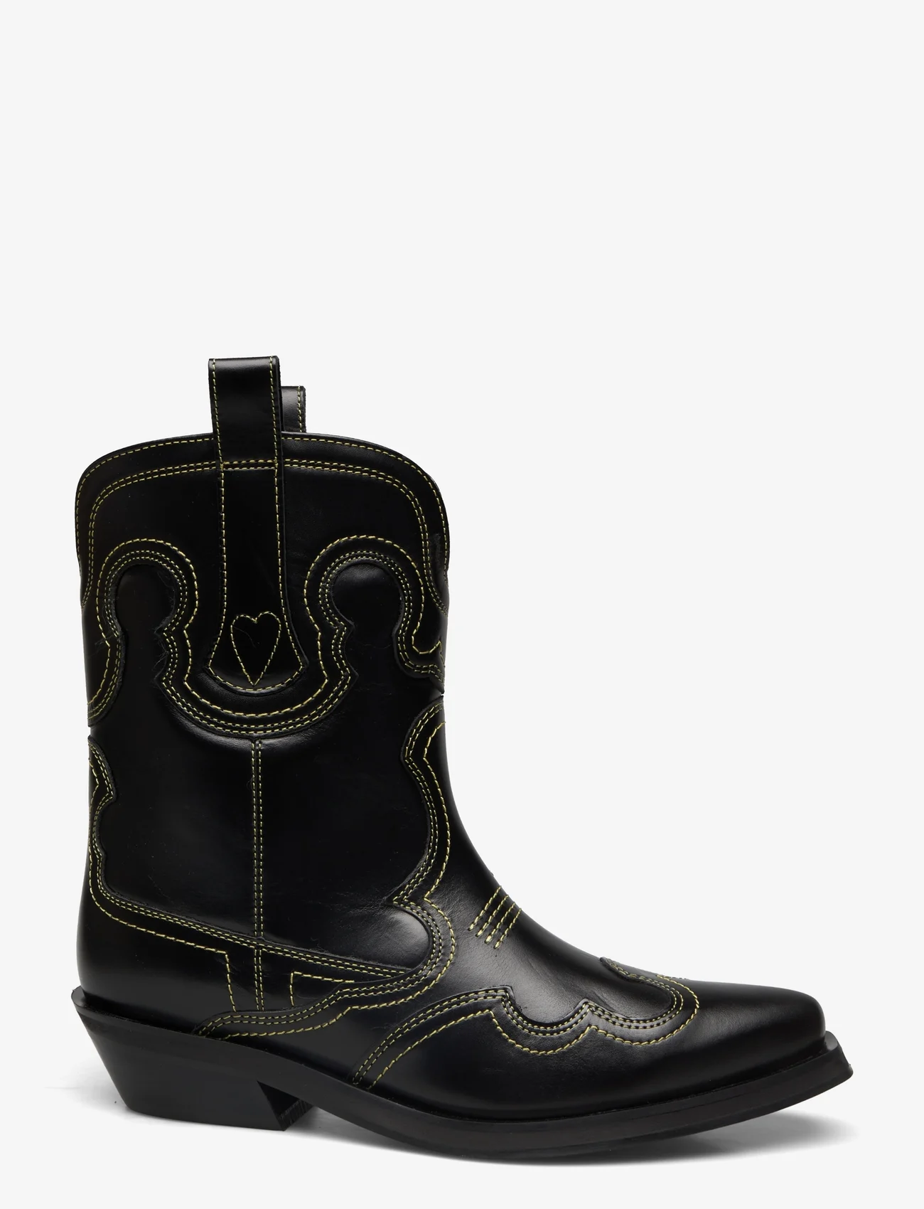 Ganni - Western - cowboy boots - black/yellow - 1