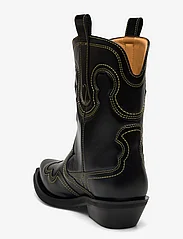 Ganni - Western - cowboy boots - black/yellow - 2