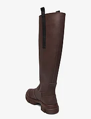 Ganni - Recycled Rubber Country Boot - knee high boots - burgundy - 2
