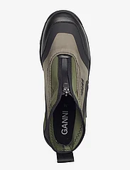 Ganni - Performance High Top Zip Sneaker - korkeavartiset tennarit - kalamata - 3