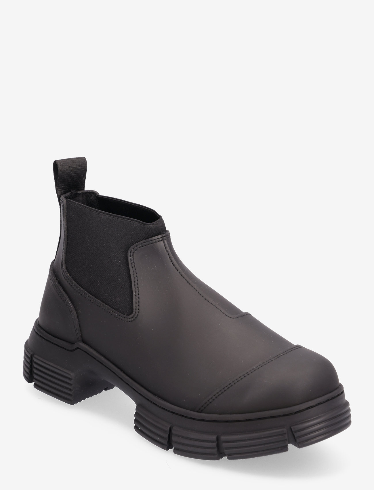 Ganni - Recycled Rubber - chelsea boots - black - 0