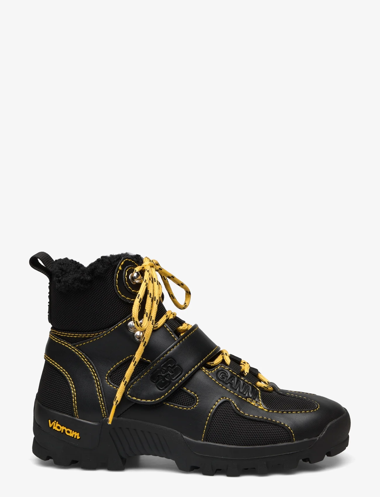 Ganni - Performance - laced boots - black - 1