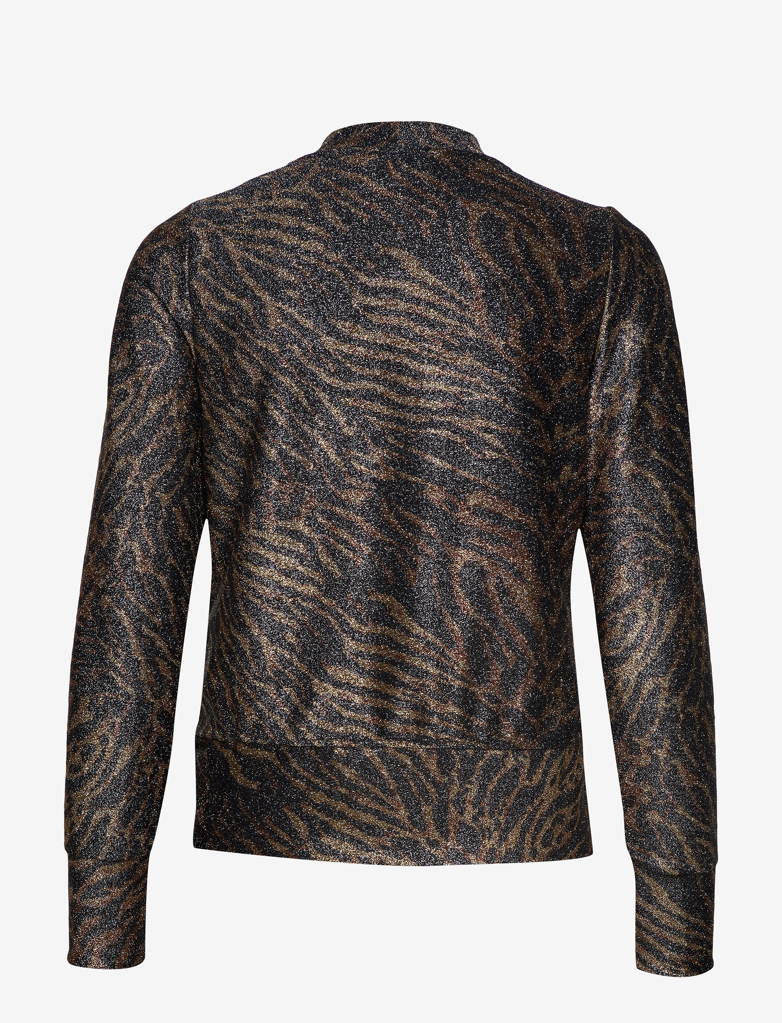 Ganni - Lurex Jersey Cardigan - tiger - 1