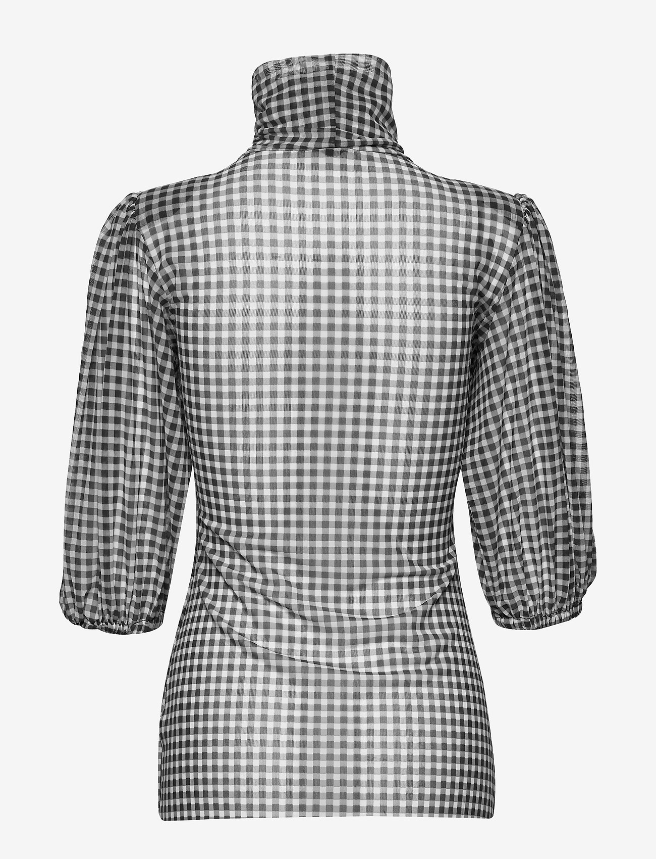 Ganni - Printed Mesh - black - 1