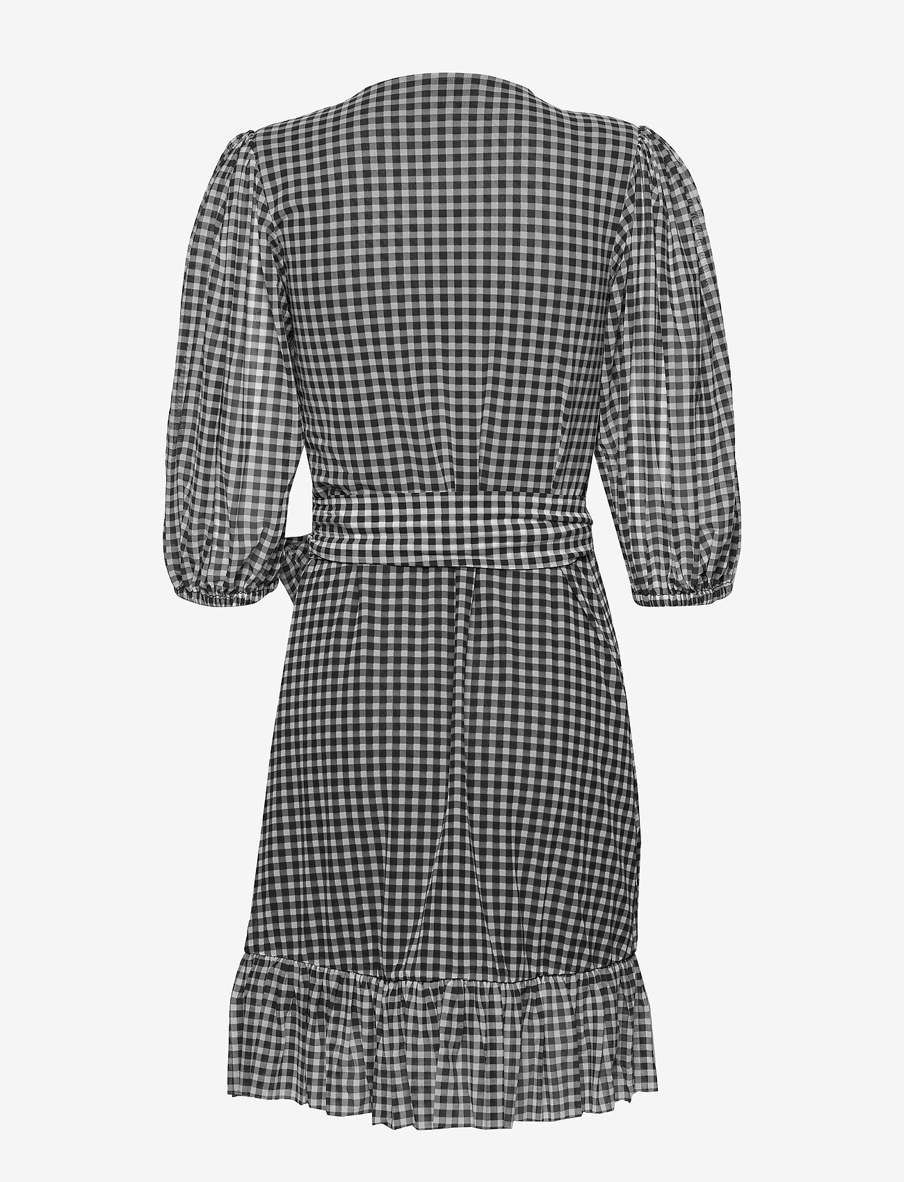 Ganni - Printed Mesh - black - 1