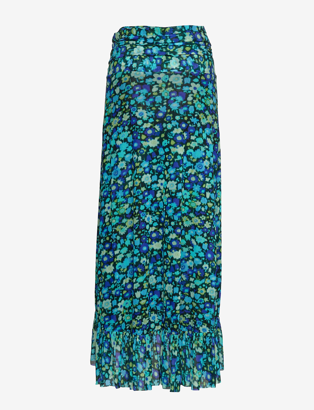 Ganni - Printed Mesh - azure blue - 1