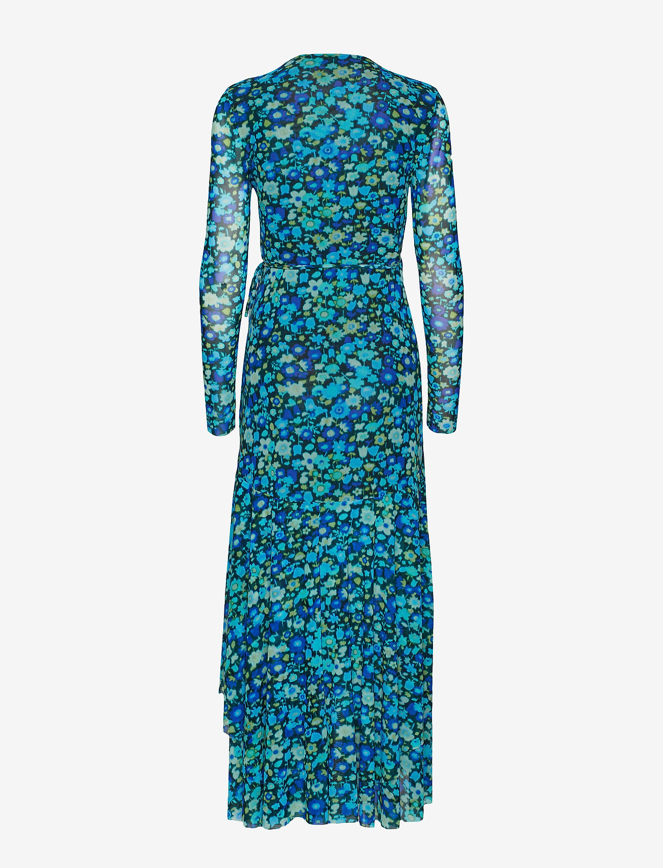 Ganni - Printed Mesh - azure blue - 1