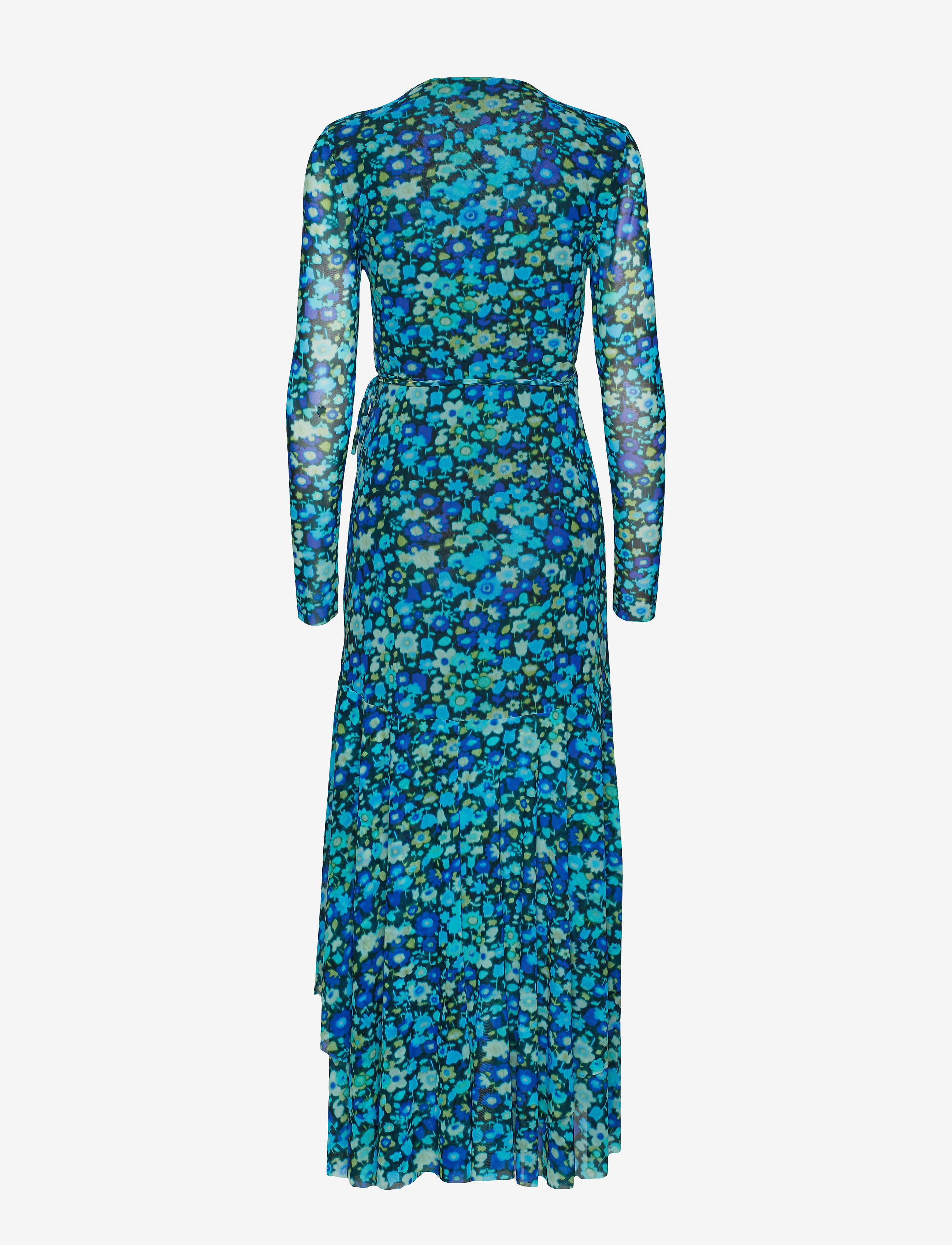 Ganni - Printed Mesh - azure blue - 1