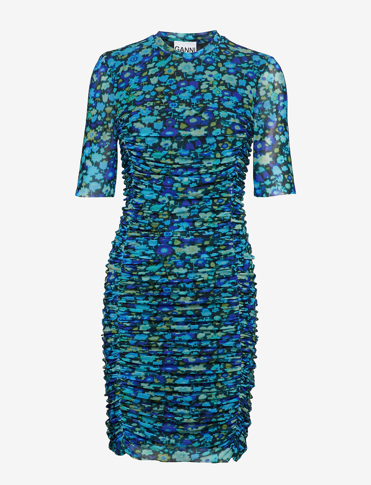 Printed Mesh - AZURE BLUE