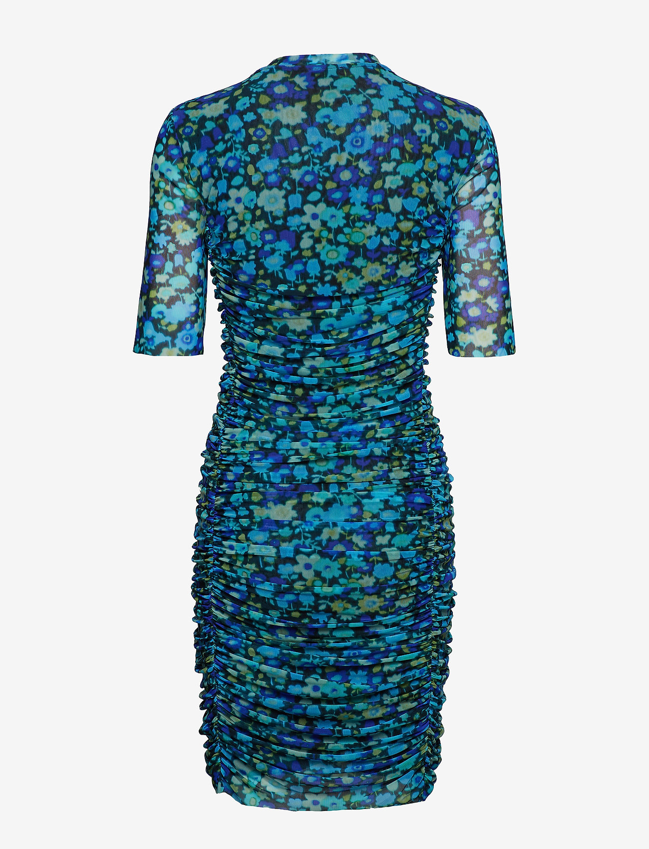 Ganni - Printed Mesh - azure blue - 1